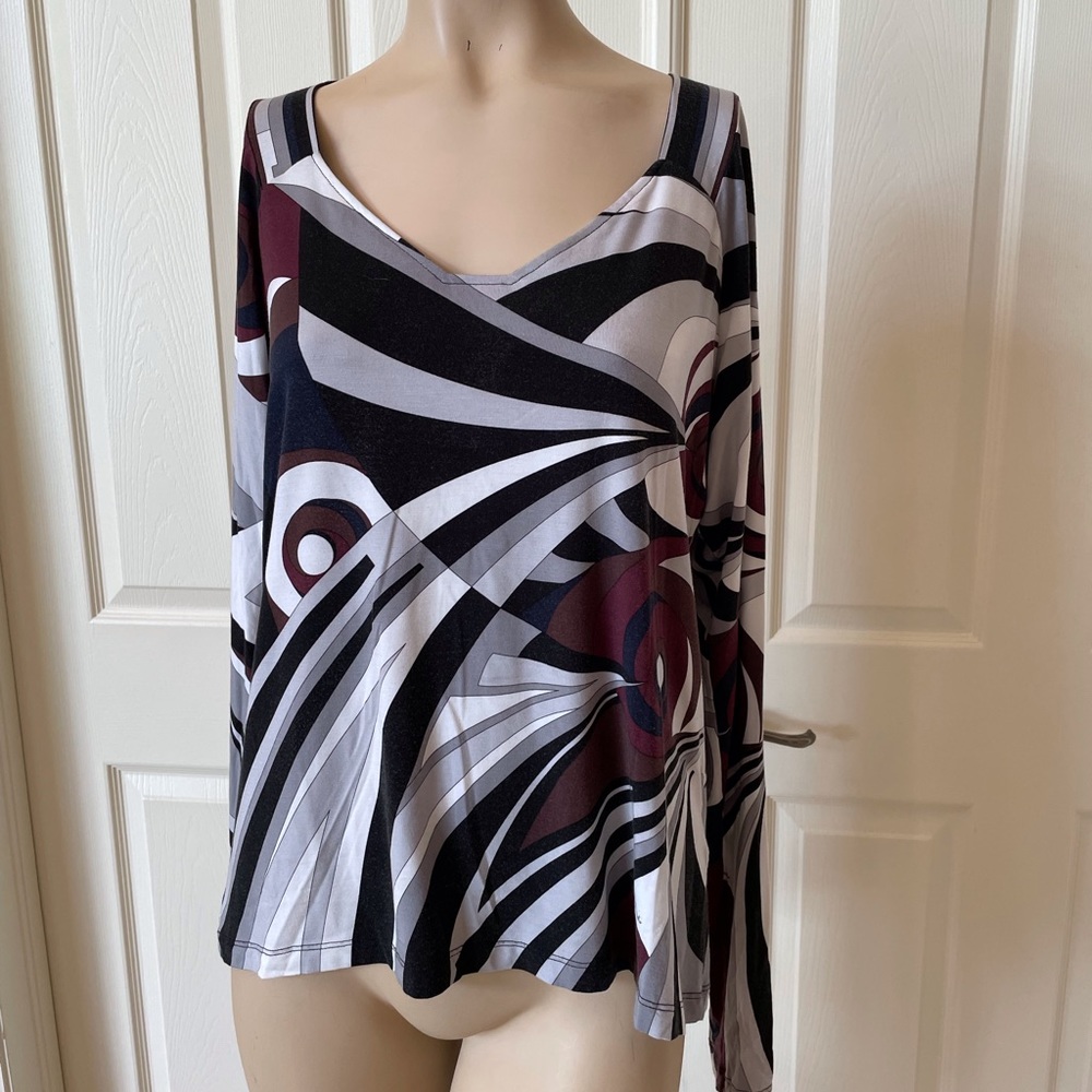 Emilio Pucci Long Sleeve Top XL